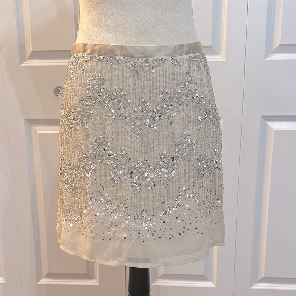 Elegant Sequin Embellished Skirt